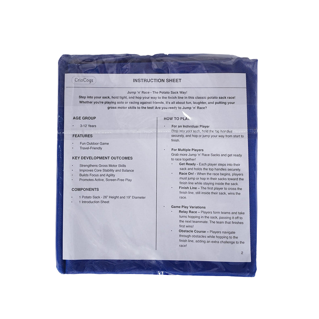 Jump 'n' Race Sack - Blue