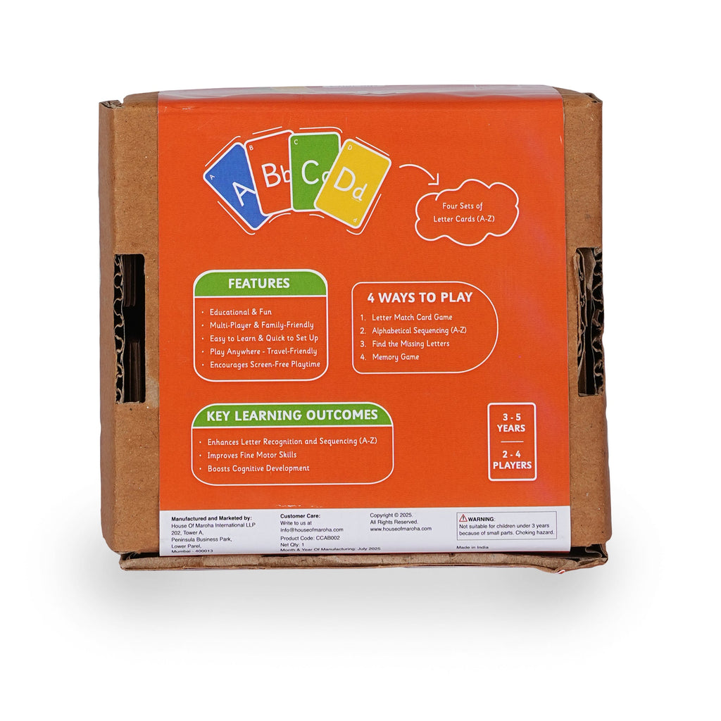 Alpha Match Card Game