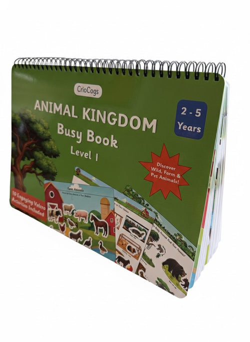 Animal Kingdom Level 1 Busy Book