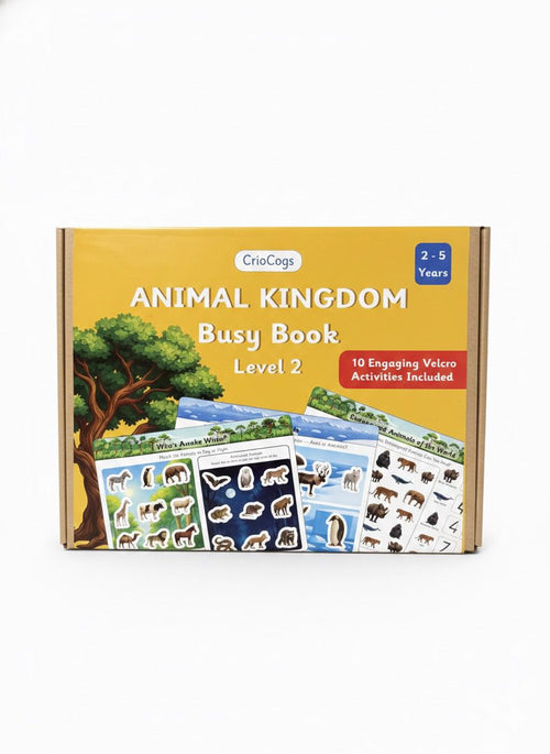Animal Kingdom Level 2 Busy Book