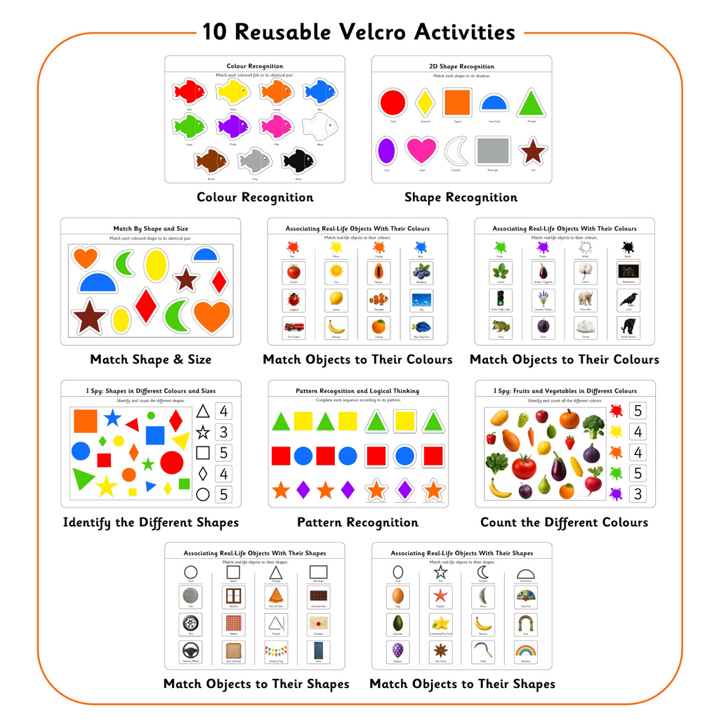 Colours and Shapes Activity Binder